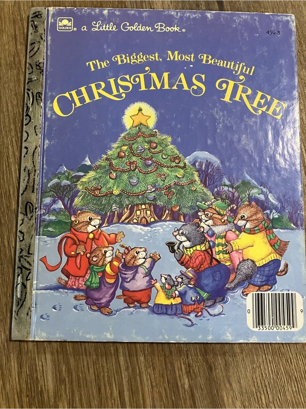 Little Golden Book The Biggest, Most Beautiful Christmas Tree - Purple Cover